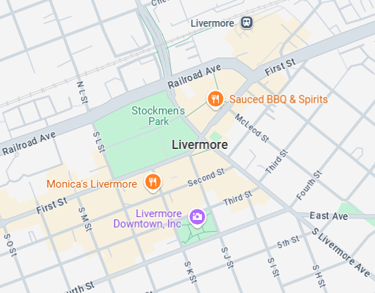 livermore map Anesthesia Services in Alameda